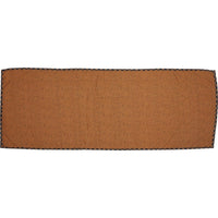 Millsboro Runner Log Cabin Block Quilted 13x36 - The Fox Decor