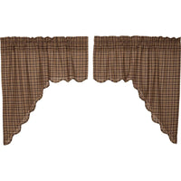 Prescott Swag Scalloped Set of 2 36x36x16 - The Fox Decor
