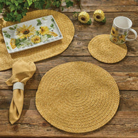 Spice Bin Braided Placemat - Cumin Set of 12 Park Designs - The Fox Decor