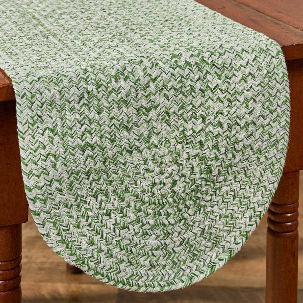 Spice Bin Braided Table Runner 36" L - Mint Set of 2 Park Designs - The Fox Decor