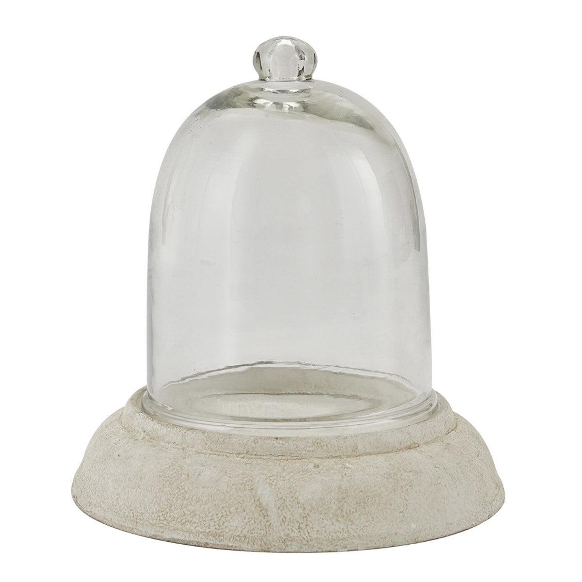 Cream Metal Bell Cloche Base - Small Park Designs - The Fox Decor