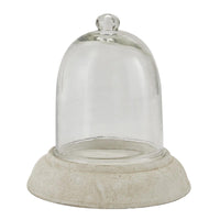 Cream Metal Bell Cloche Base - Small Park Designs - The Fox Decor