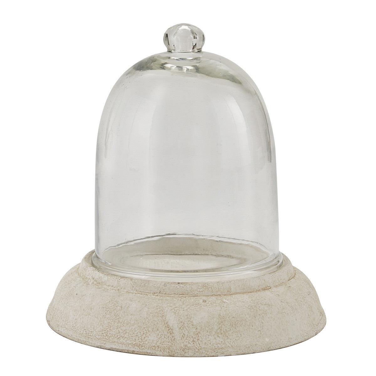 Cream Metal Bell Cloche Base - Small Park Designs - The Fox Decor