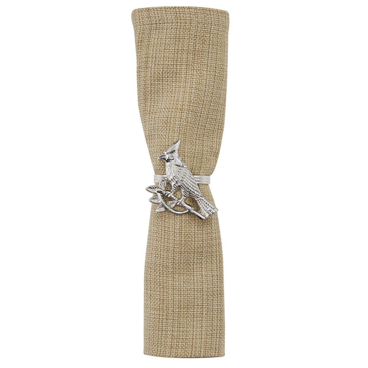 Cardinal Napkin Rings Silver Finish - Set of 6 Park Designs - The Fox Decor