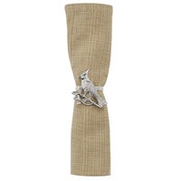 Cardinal Napkin Rings Silver Finish - Set of 6 Park Designs - The Fox Decor