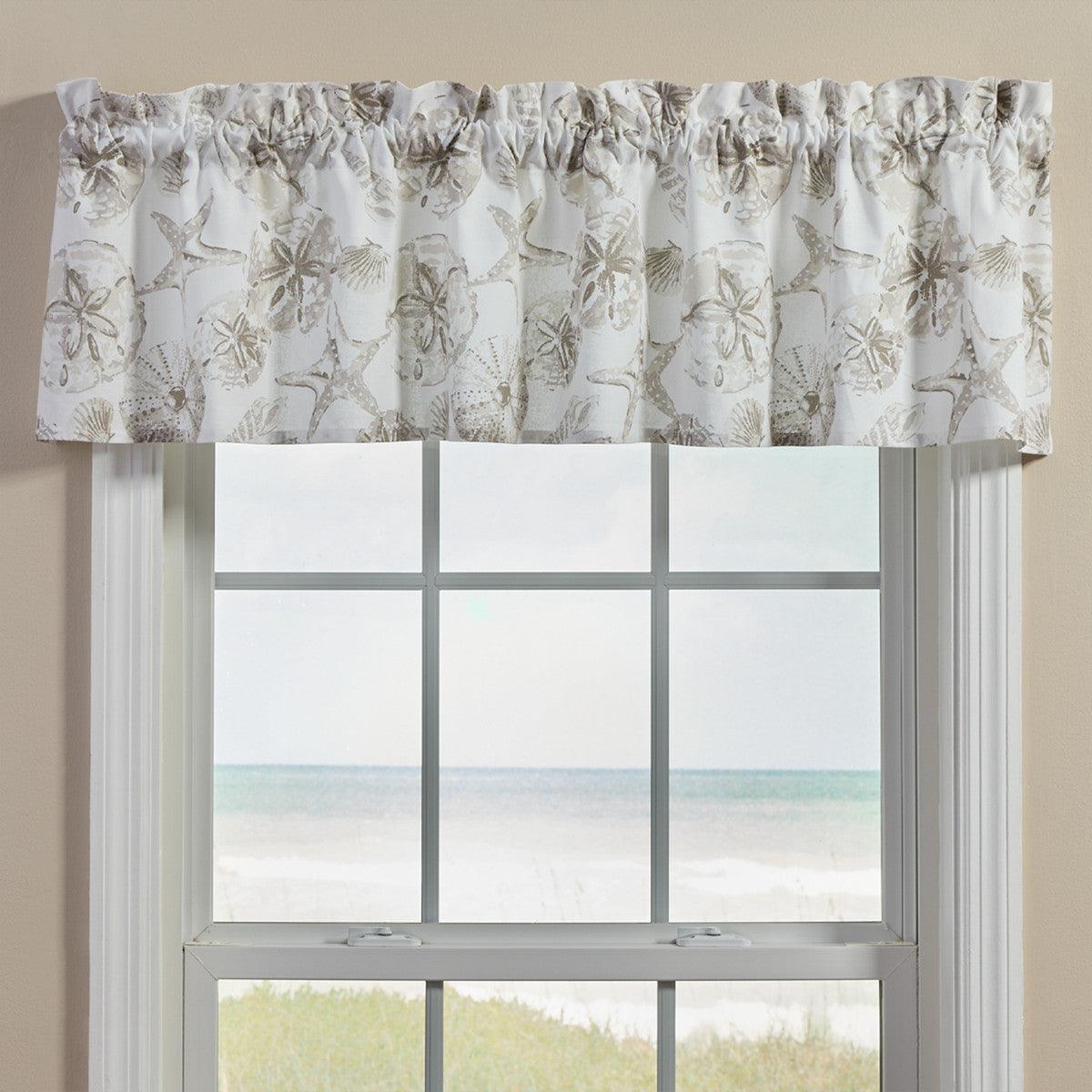Beach Cove Valance - Set of 2 Park Designs - The Fox Decor