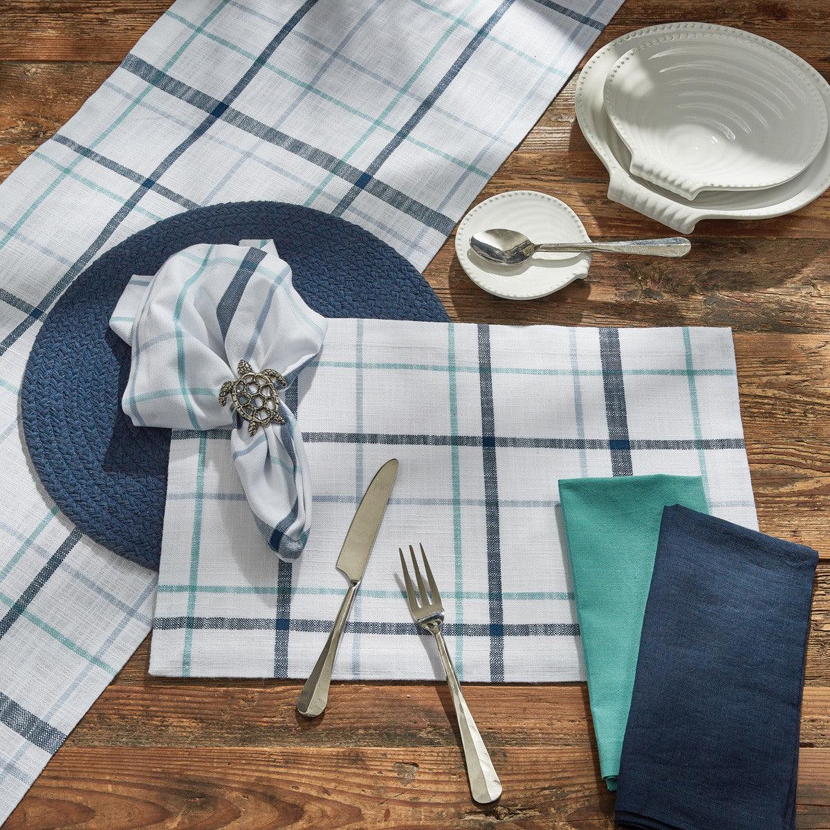 Caspian Plaid Placemat - Set of 12 Park Designs - The Fox Decor