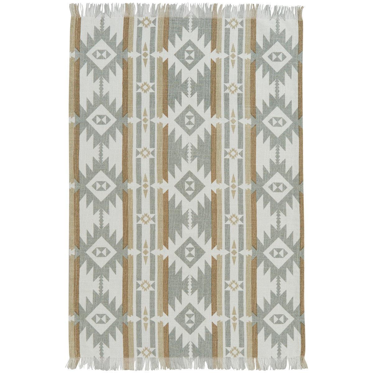 Eva & Co Neutral Aztec Printed Dishtowel Set Of 6 Park Designs - The Fox Decor