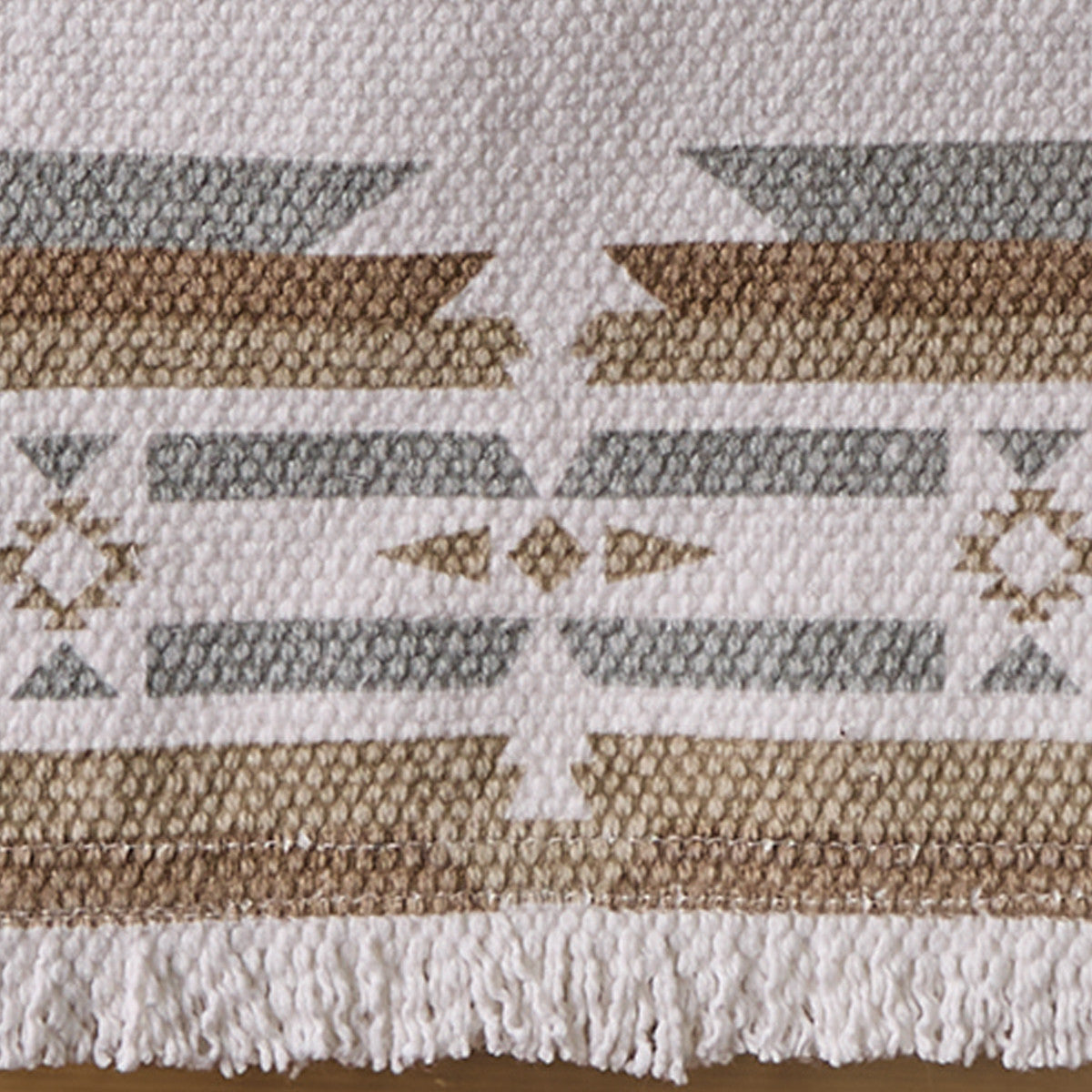 Eva & Co Neutral Aztec Printed Runner 72"L Set Of 2 Park Designs - The Fox Decor