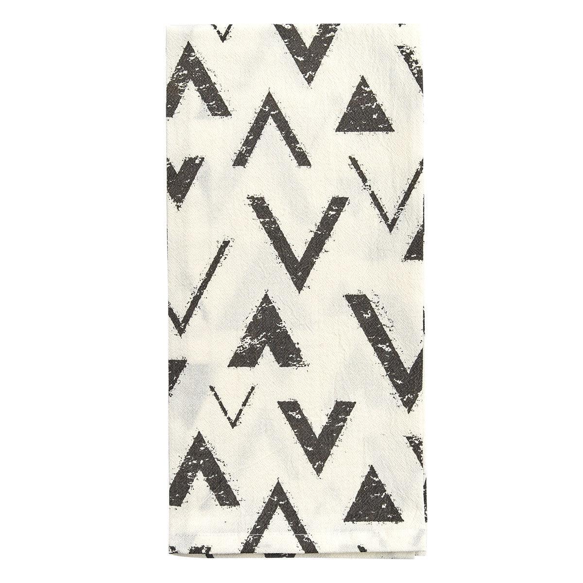 Triangles Dishtowel Set of 2 Park Designs - The Fox Decor