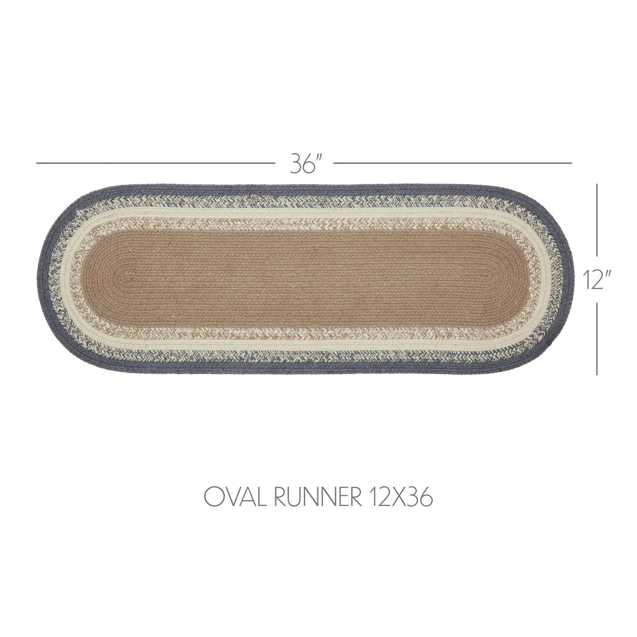 Finders Keepers Oval Runner 12x36 - The Fox Decor