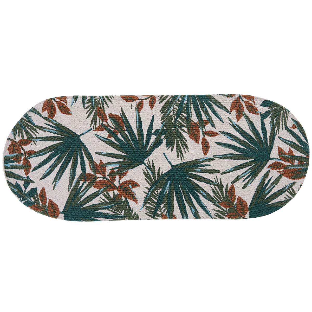 Patricia Heaton Home Palm Frond Braided Table Runner 36" L Set of 2 Park Designs - The Fox Decor