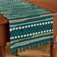 Patricia Heaton Home Rainforest Chindi Table Runner 36