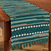 Patricia Heaton Home Rainforest Chindi Table Runner 54