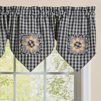 Stafford Sunflower Lined Triple Point Valance 20
