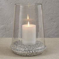 Black Terrazzo Hurricane - Park Designs - The Fox Decor