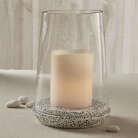 Black Terrazzo Hurricane - Park Designs - The Fox Decor