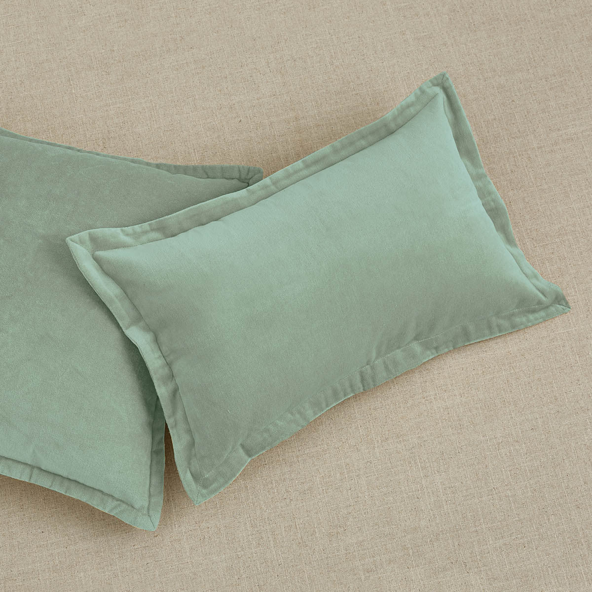 Velvet Pillow Cover 12" x 20" Seafoam Set of 4 Park Designs - The Fox Decor