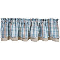 Jordan Plaid Lined Layered Valance 16