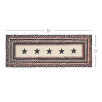 Colonial Star Jute Braided Runner Rect 13