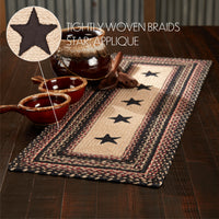 Colonial Star Jute Braided Runner Rect 13