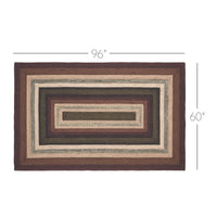 Beckham Jute Braided Rug Rect with Rug Pad 5'x8' VHC Brands