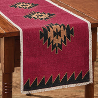 Black Bear Red Dawn Table Runner 36