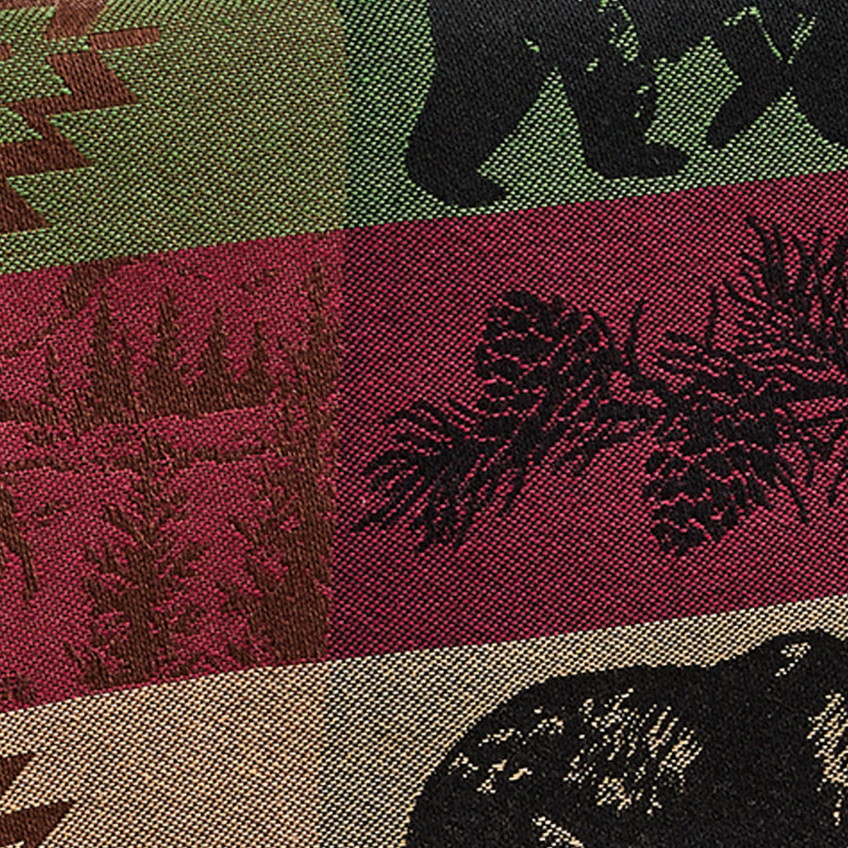 Pinecones And Trees Jacquard Table Runner 36" L Set of 2 - Park Designs - The Fox Decor