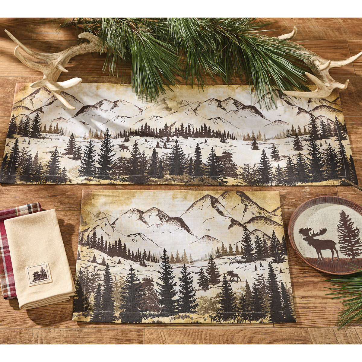 Valley View Table Runner 36" L Set of 2 - Park Designs - The Fox Decor