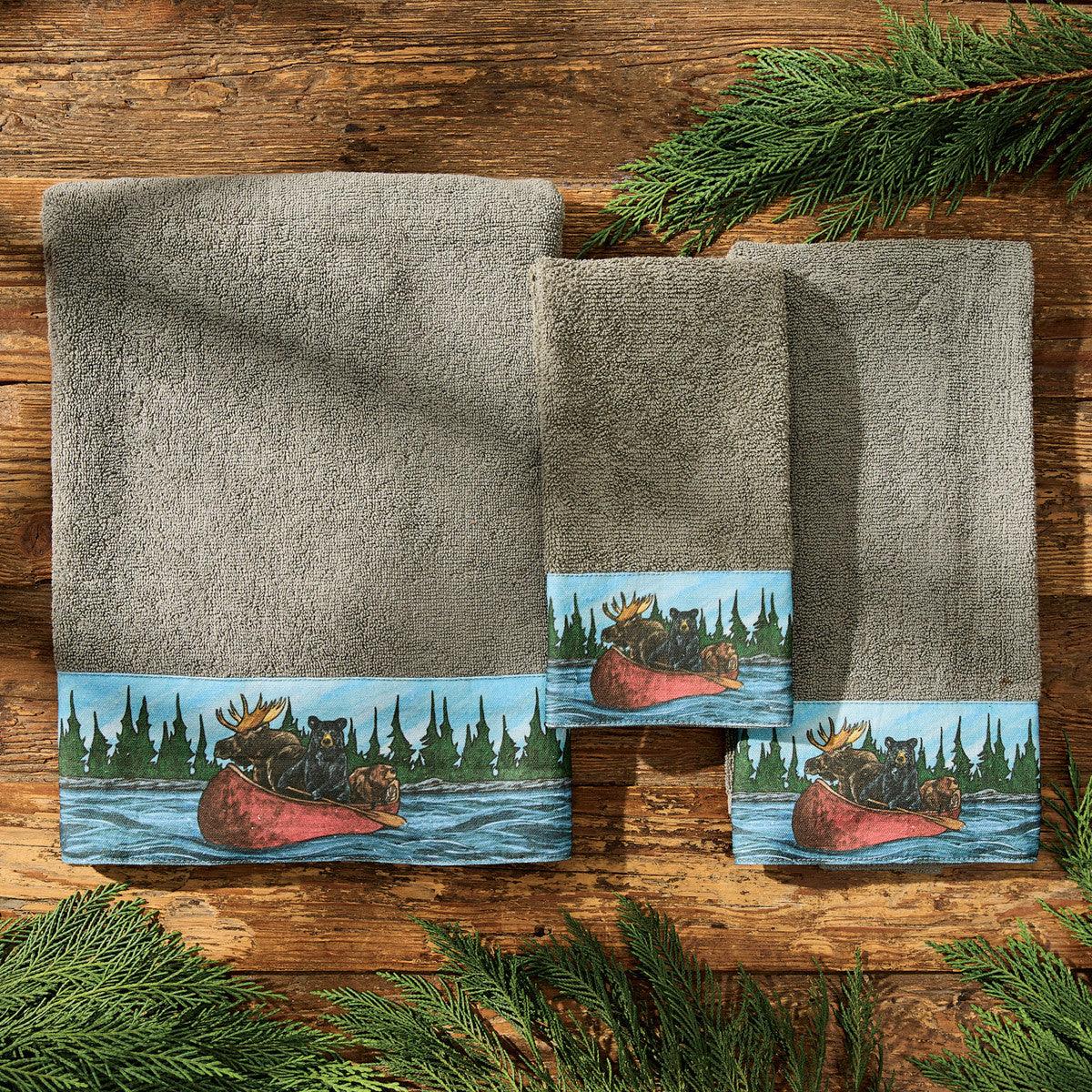 Summer Vacation Fingertip Towel Set of 4 - Park Designs - The Fox Decor
