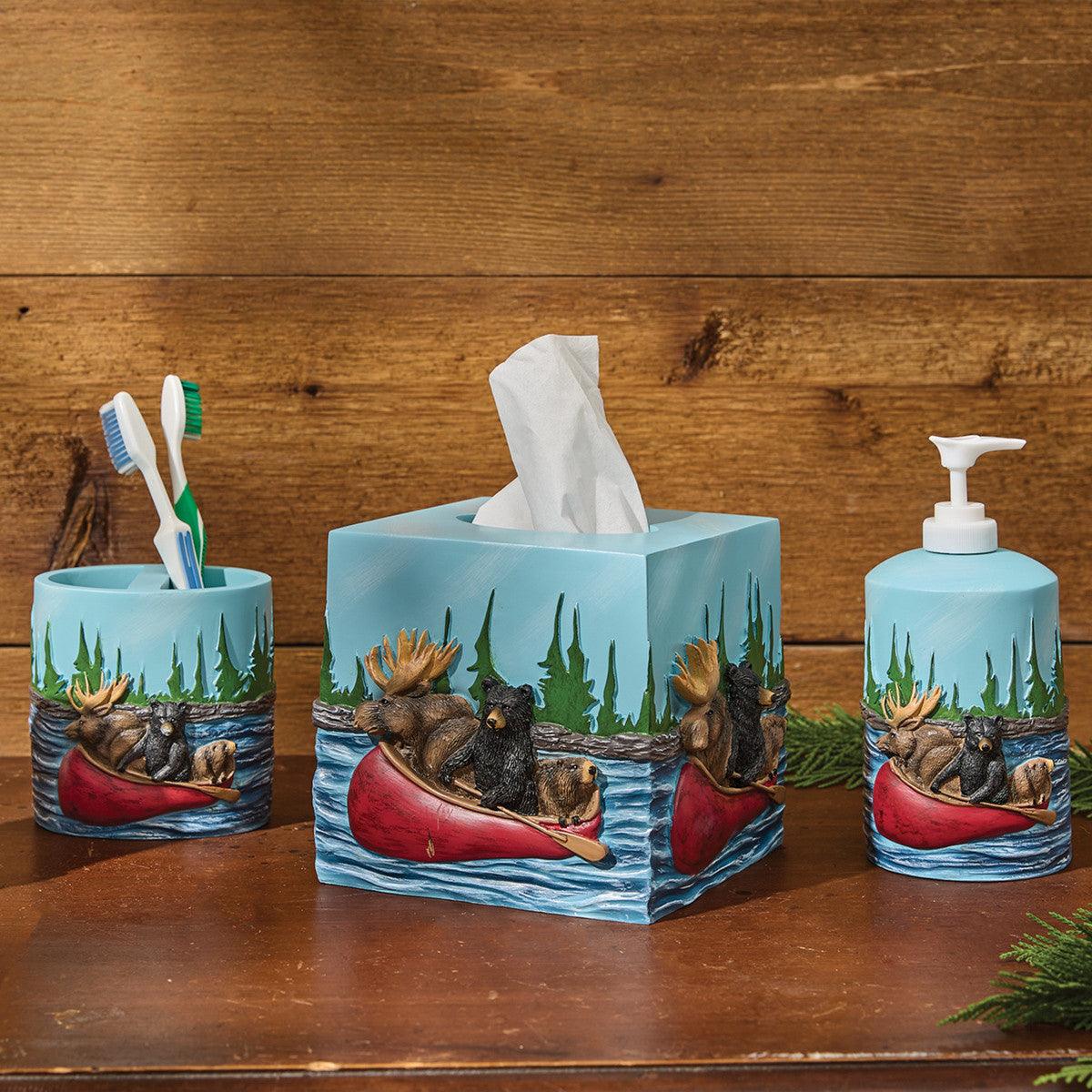Summer Vacation Dispenser Set of 4 - Park Designs - The Fox Decor