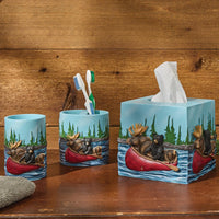 Summer Vacation Toothbrush Holder Set of 4 - Park Designs - The Fox Decor