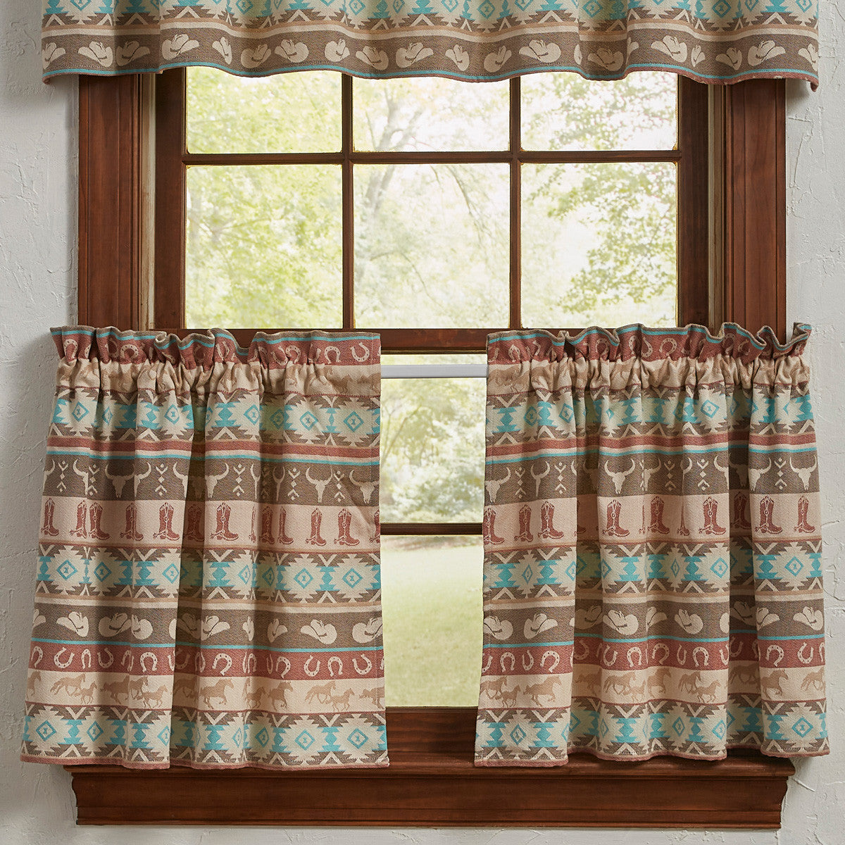 Ranch Jacquard Tiers 24"L Set Of 2 - Park Designs - The Fox Decor