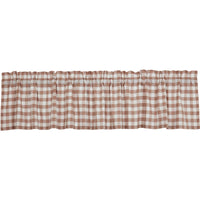 Annie Buffalo Portabella Check Valance 16x90 VHC Brands - The Fox Decor