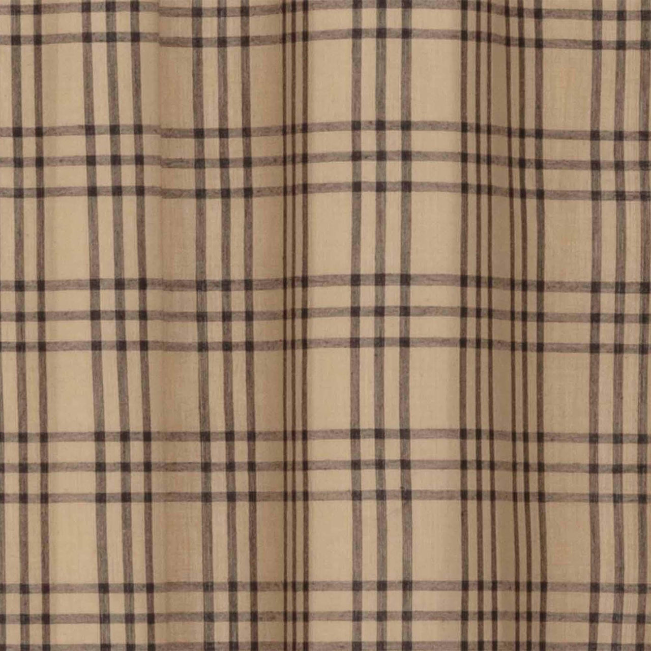 Sawyer Mill Charcoal Plaid Blackout Panel Curtain 84x40 VHC Brands - The Fox Decor
