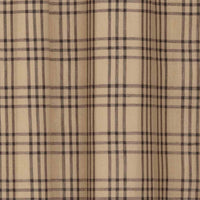 Sawyer Mill Charcoal Plaid Blackout Panel Curtain 84x40 VHC Brands - The Fox Decor