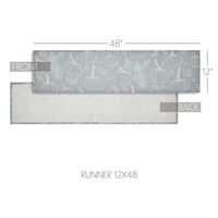 Silhouette Pumpkin Grey Runner 12x48 - The Fox Decor