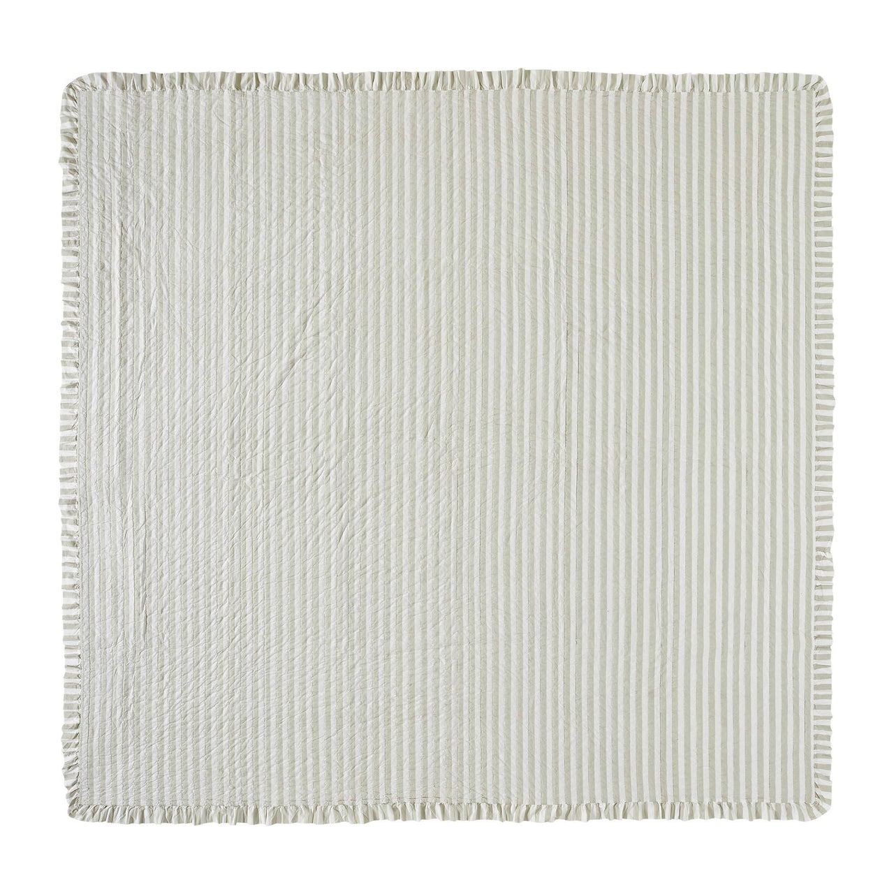 Finders Keepers Ruffled California/Luxury King Quilt 124Wx115L - The Fox Decor