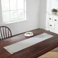 Kaila Ticking Stripe Ruffled Runner 12x48 - The Fox Decor
