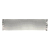 Kaila Ticking Stripe Ruffled Runner 12x48 - The Fox Decor