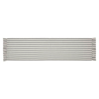 Kaila Ticking Stripe Ruffled Runner 12x48 - The Fox Decor