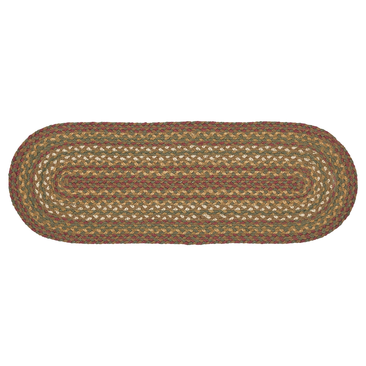 Tea Cabin Jute Braided Table Runner 8x24" VHC Brands - The Fox Decor