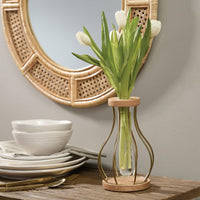 Gold Bar Vase - Set of 2 Park Designs - The Fox Decor