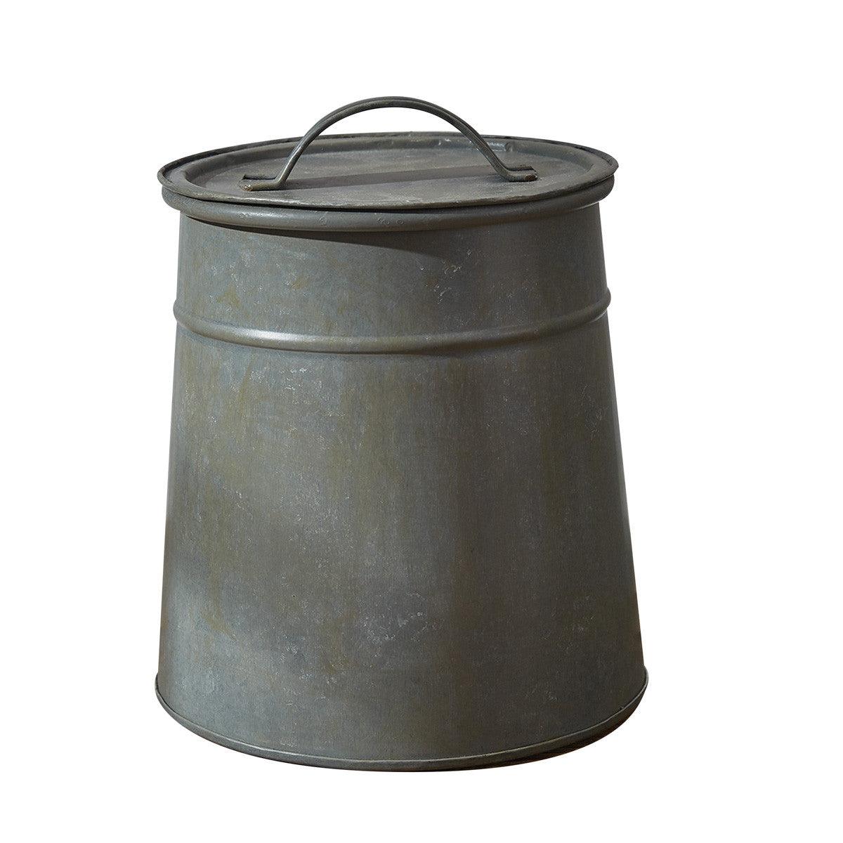 Gray Metal Cookie Jar - Park Designs - The Fox Decor