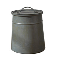 Gray Metal Cookie Jar - Park Designs - The Fox Decor
