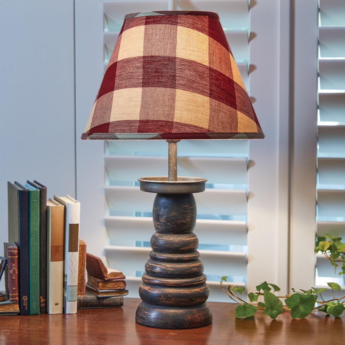 Farmhouse Pillar Holder Lamp Park Designs - The Fox Decor