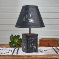 Black Bear Lamp With Shade - Park Designs - The Fox Decor