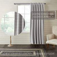 Annie Buffalo Grey Check Blackout Panel 84x50 VHC Brands - The Fox Decor