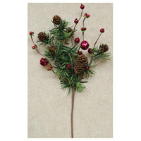 Jingle Bell Pine Pick - The Fox Decor