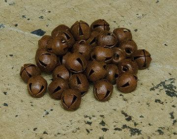 48 Pkg Rusty Jingle Bells 6mm - The Fox Decor